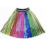 Ombre Stripe Midi Skirt
