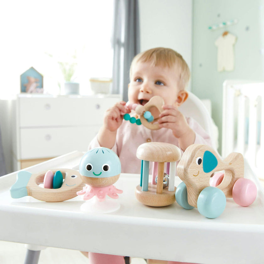 : Wooden Multi-Stage Sensory 5 PC Gift Set for Toddlers