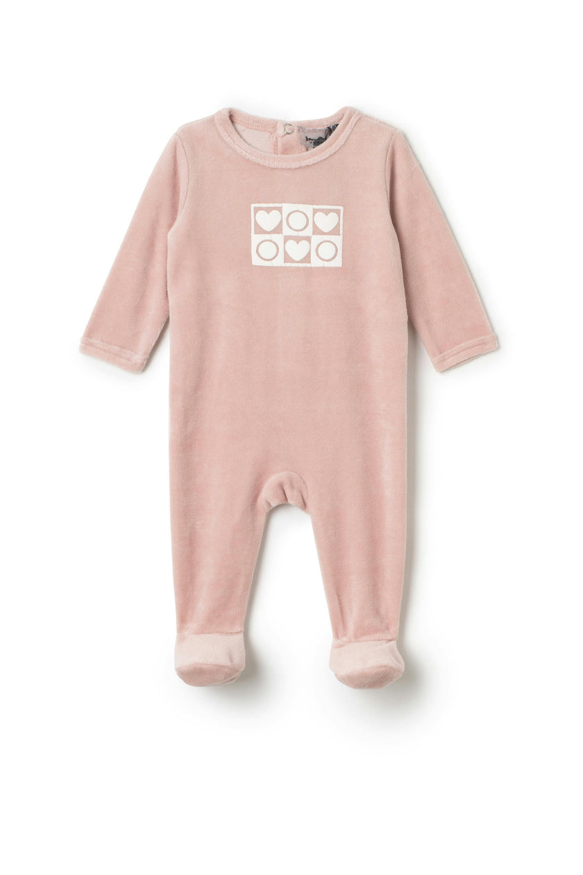 Astro Grid Print Onesie