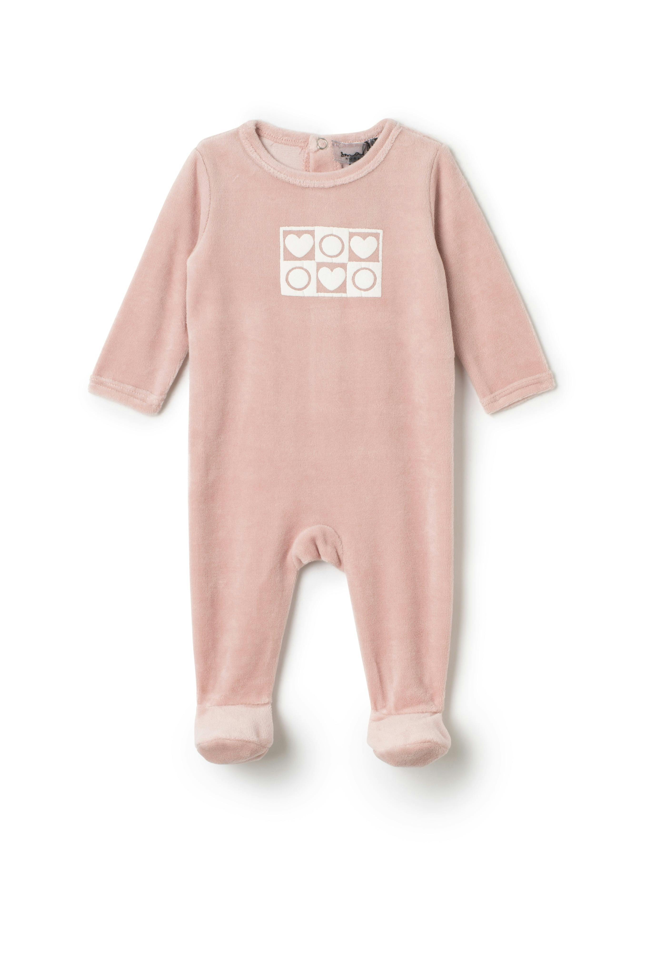 Astro Grid Print Onesie