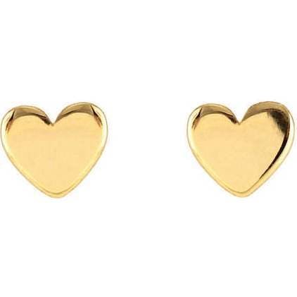 Tiny Heart Stud Earrings
