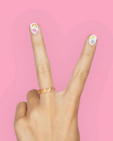 Preppy Nail Stickers - 496 adhesive nail stickers