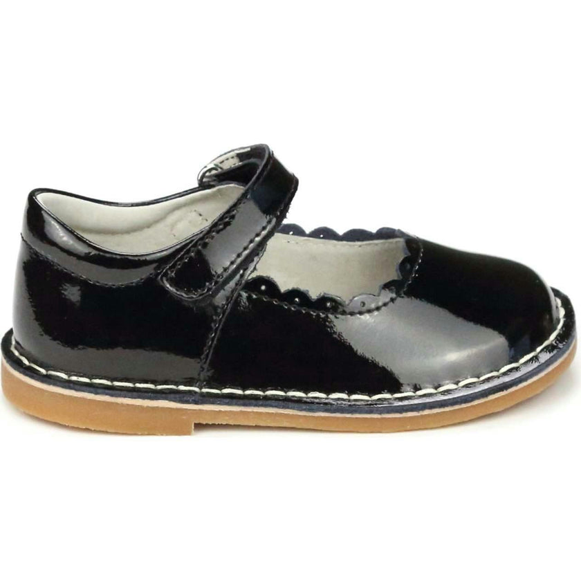 Caitlin Scalloped Patent Mary Jane