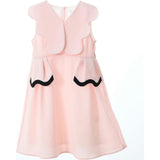 Colette dress (blush-pink/black)