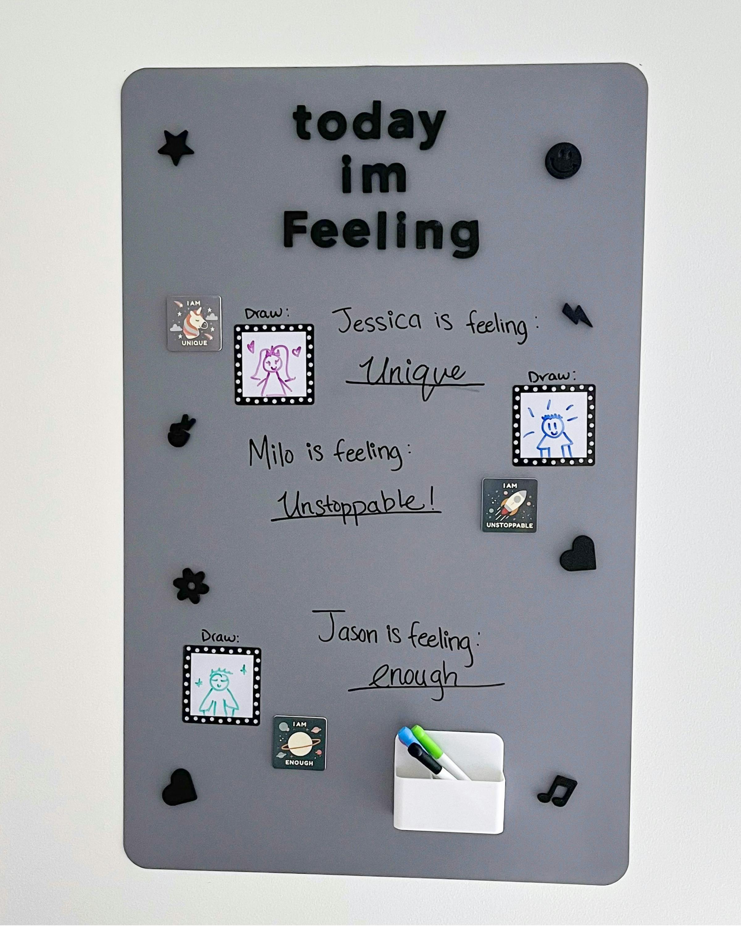 Magic Playwall - Rectangle Magnetic Wall Decal for Kids