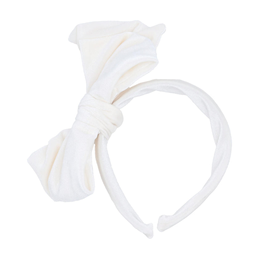 Velvet Bow Headband