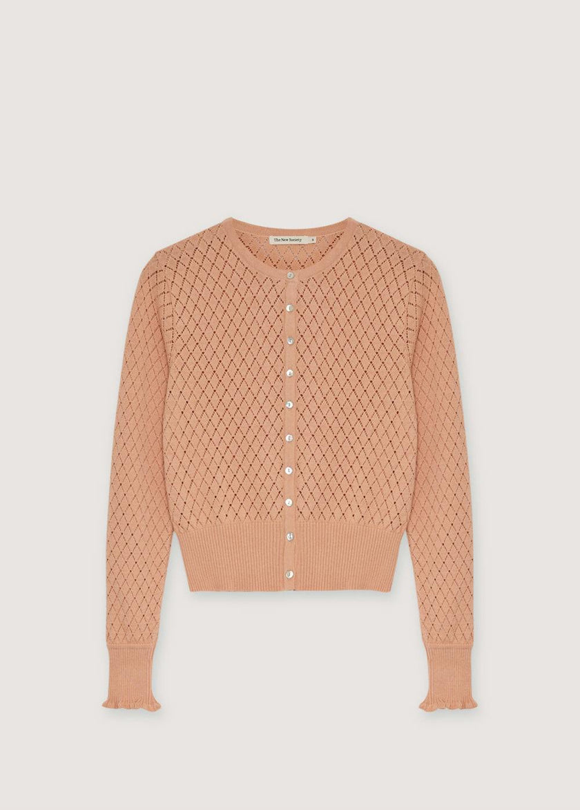 Lirio Woman Cardigan Peach Nougat