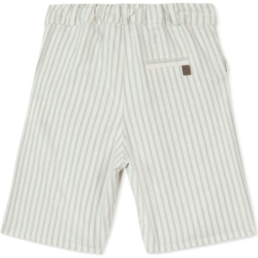 TARTINE ET CHOCOLAT Sea Green Striped Shorts