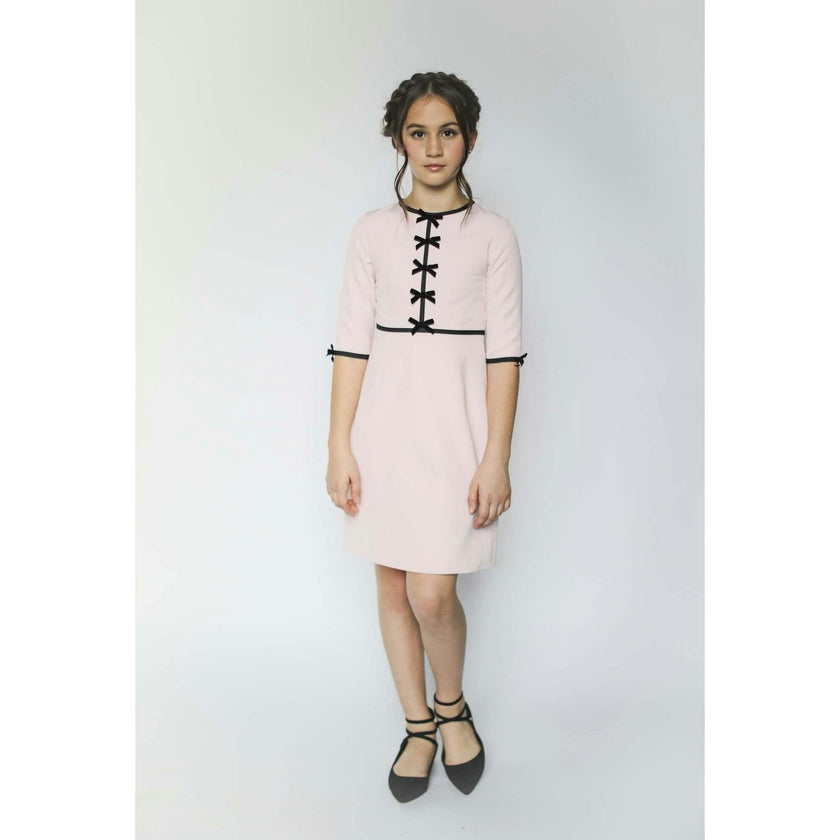 Anais bow dress (ivory)