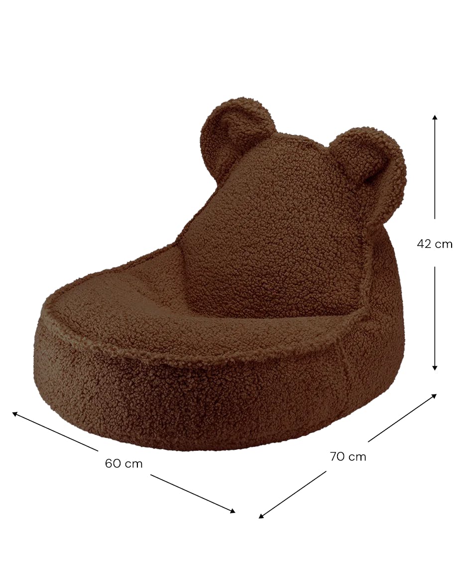 Warm Hazel Bear Beanbag