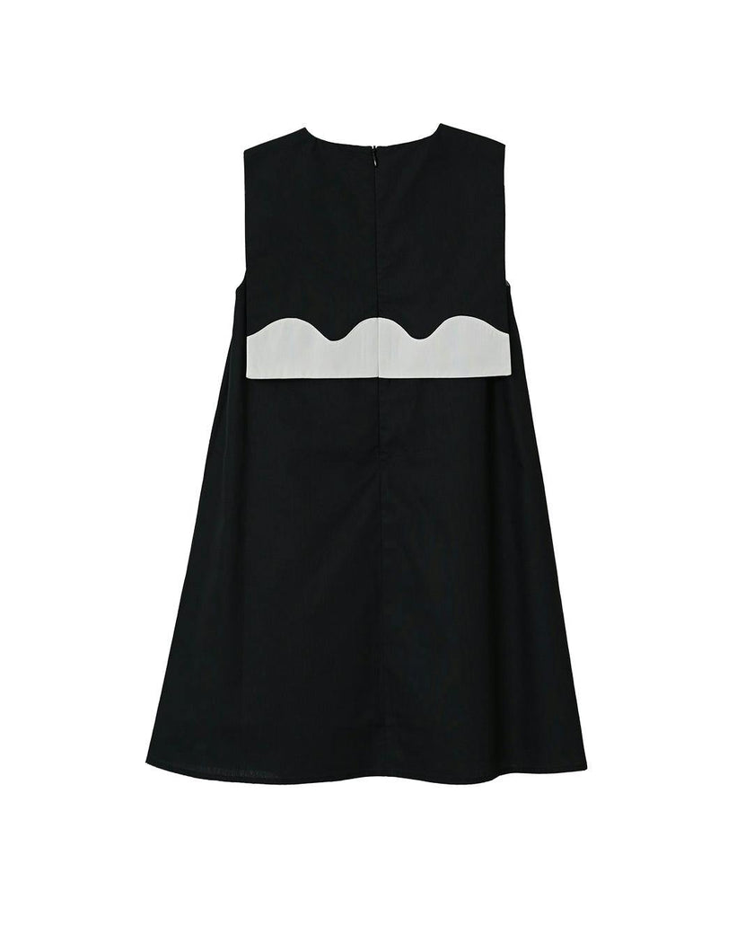 Lucy dress (black/off-white)