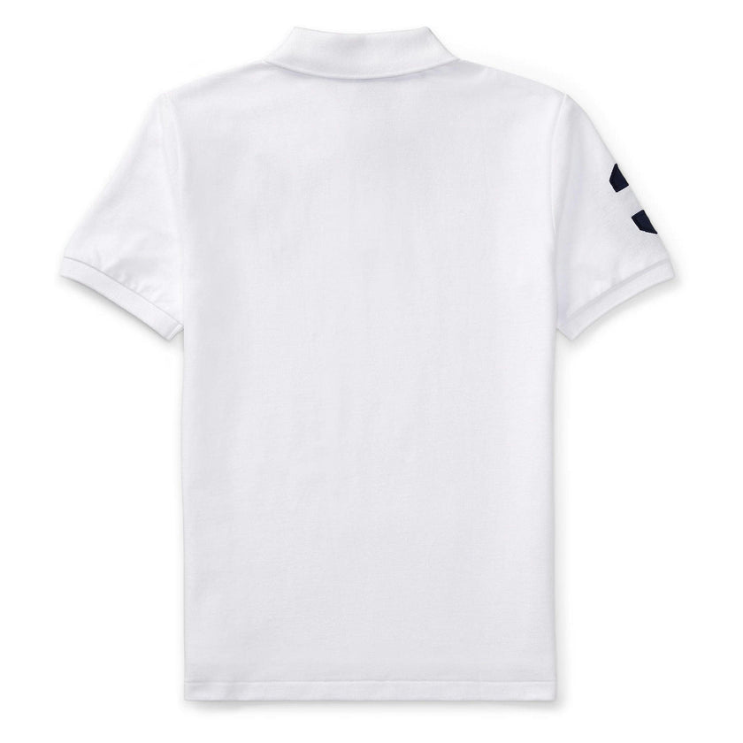 White Logo Patch Jr Polo