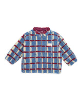 children's merino wool kangaroo jacket - shadow blue