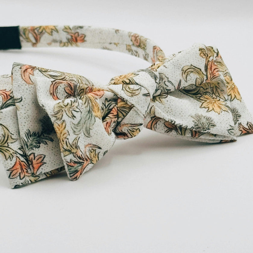 Three Little Bows Headband | Mustard Sage Bloom