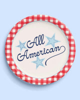 All American Plates - 24 paper plates
