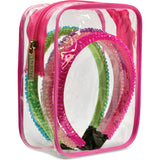 5 Pack Rhinestone Headbands in Reusable Pouch