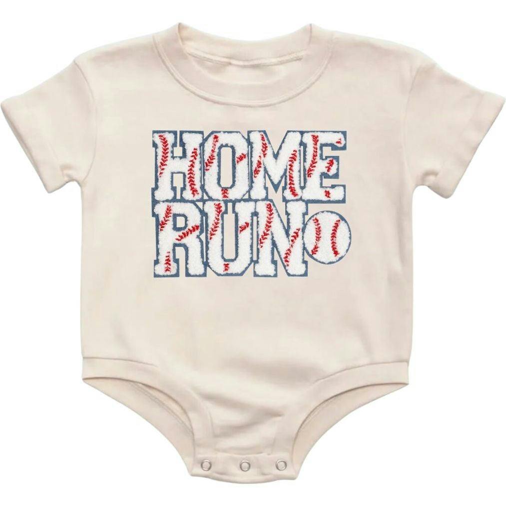 Home Run Patch Short Sleeve Romper