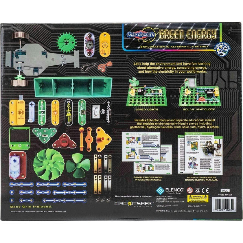 Snap Circuits Green Energy STEM Learning Toy