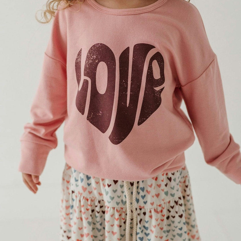 Girl's Drop-Shoulder Pullover
