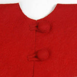 Handmade Toy Train Red Christmas Tree Skirt Felt