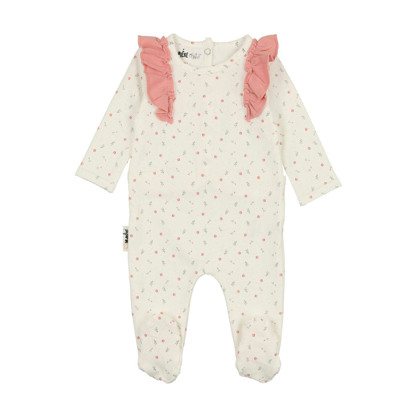 Petals & Polka Dots Footie