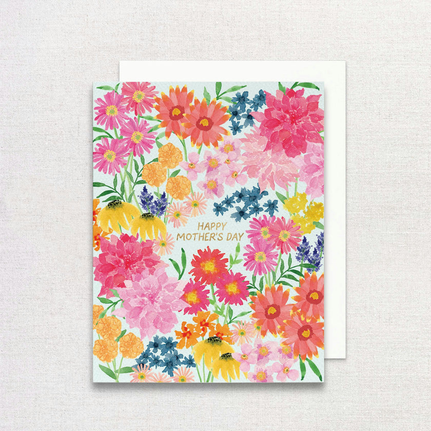 Bright Wildflowers Mother's Day Greeting Card