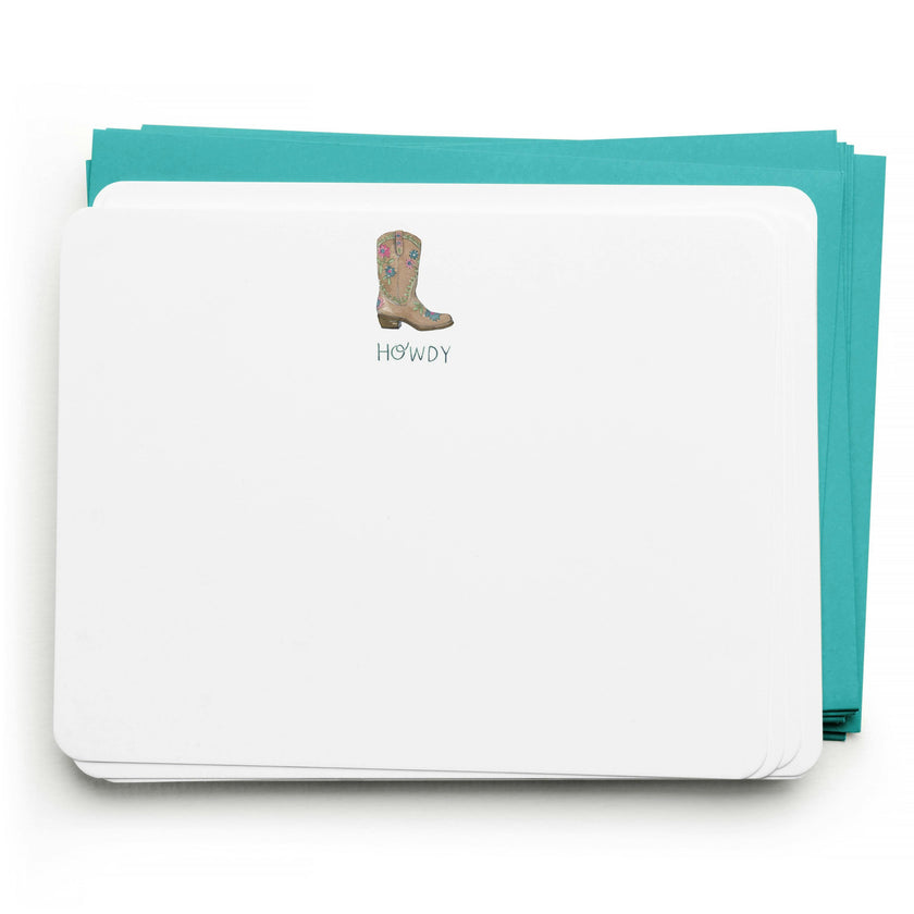 Cowboy Boot Flat Note Set