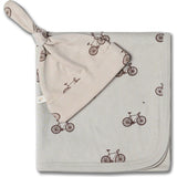 Organic Swaddle Blanket & Hat Set