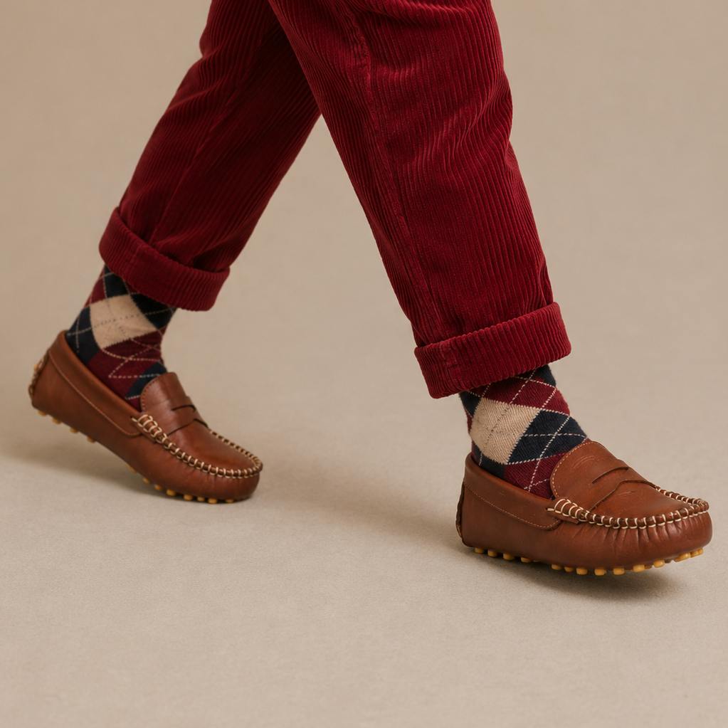 Logan Loafer | Natural Brown Leather