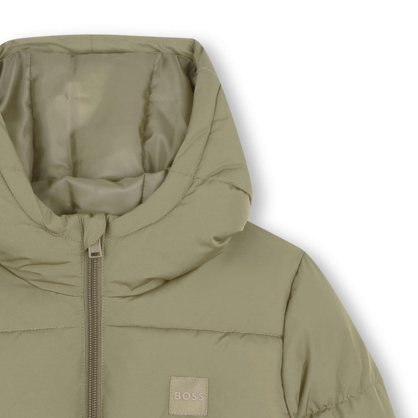 Olive Green Puffer Jacket