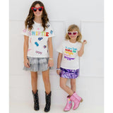 Shimmer Rainbow Gem Crystal T-shirt