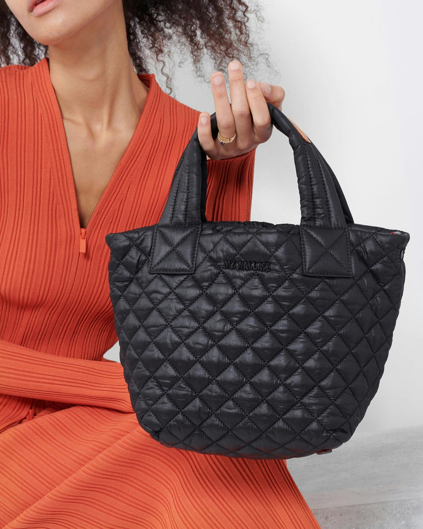 Black Mini Metro Tote Deluxe