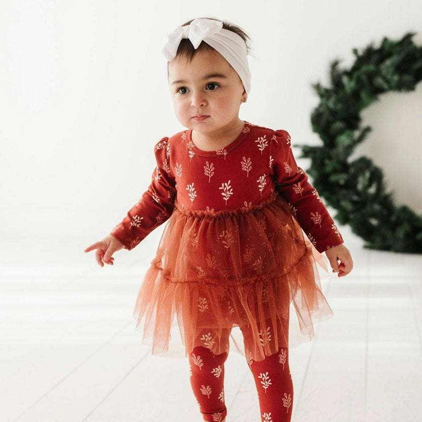 Baby Girl Tulle Bodysuit Dress