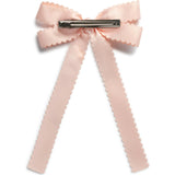 Gumdrop Scalloped Satin Bow Clip