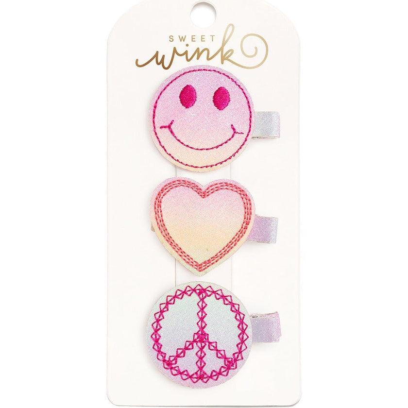 Tie Dye Clip Set