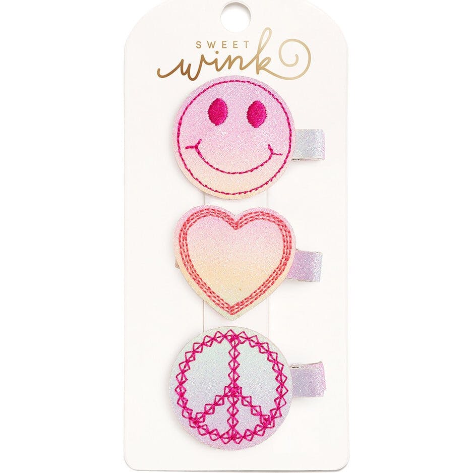 Tie Dye Clip Set
