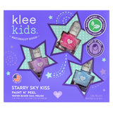Starry Sky Kiss - Kids' Water-Based Nail Polish Set