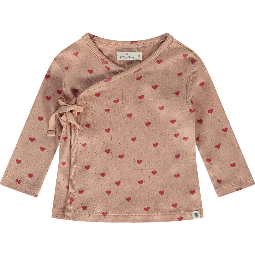 Heart Kimono Long Sleeve T-Shirt