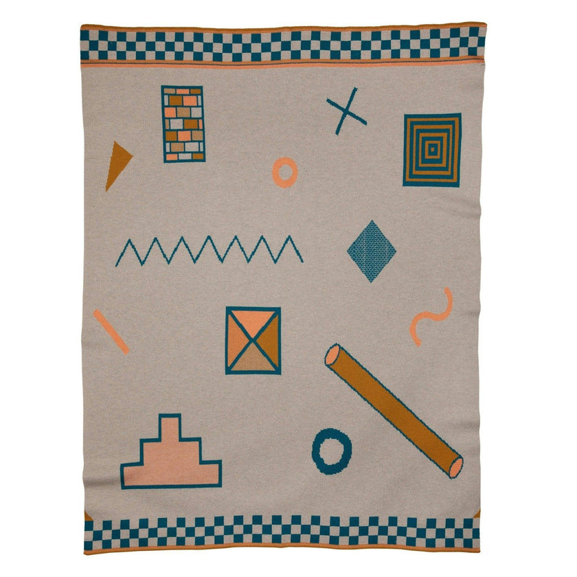 Shapes Knit Blanket