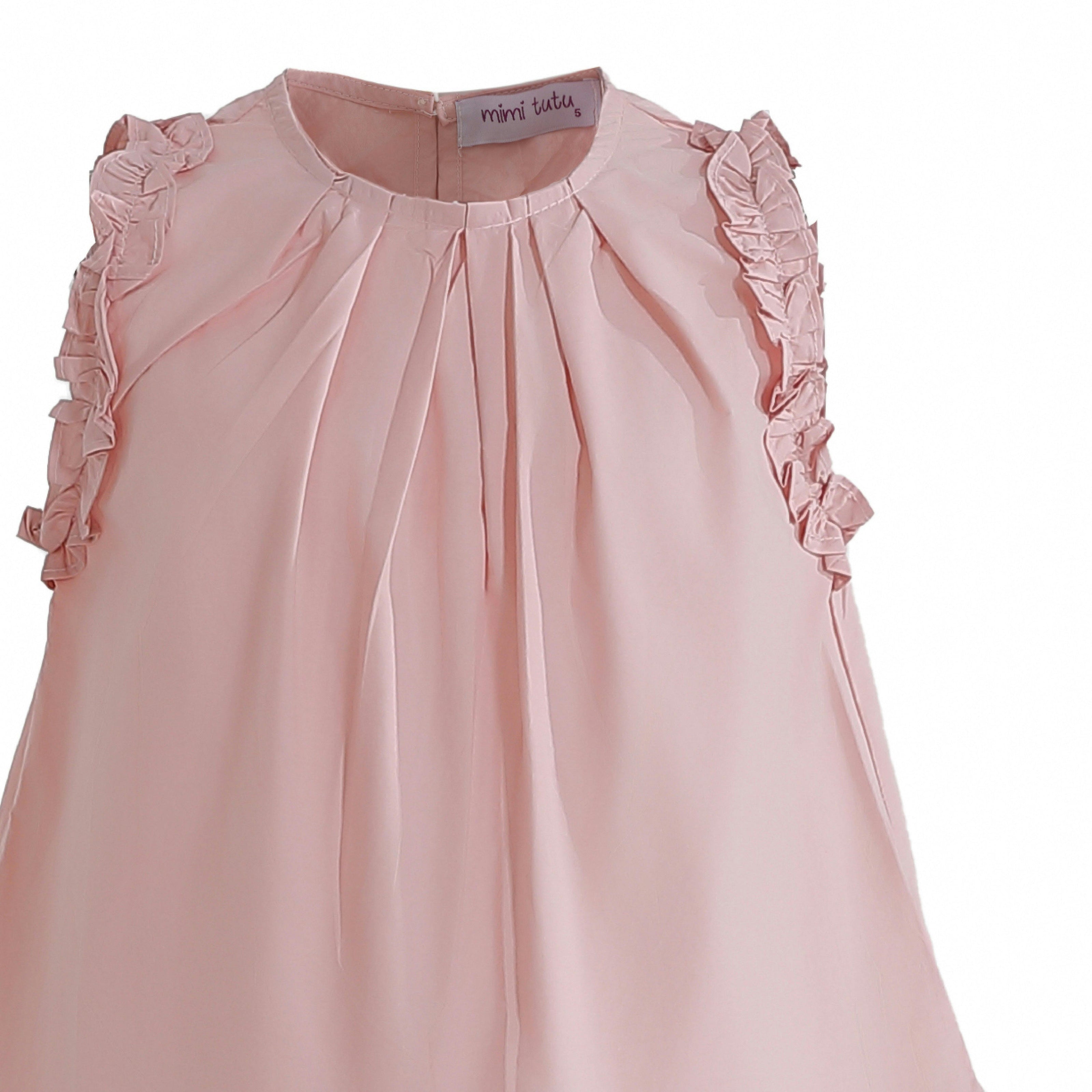 Pink Lumielle Ruffle Dress
