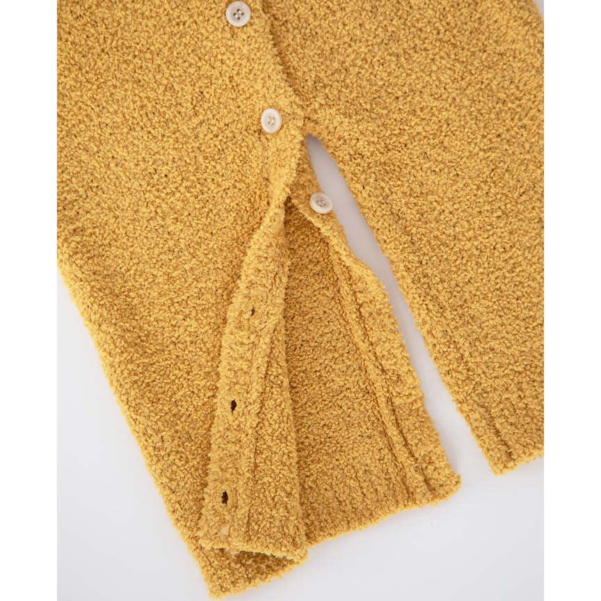 Fuzzy Sleeveless Buttoned Romper