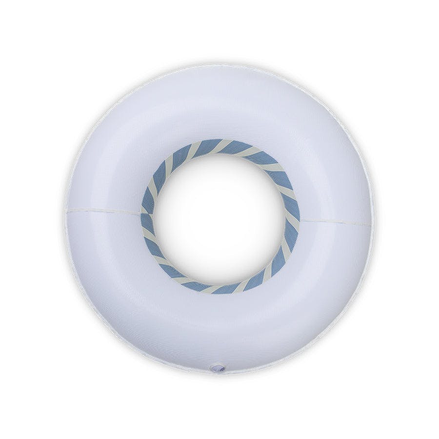 Premium Swim Ring - Blue/Beige - Monaco - Ø 47.2 in