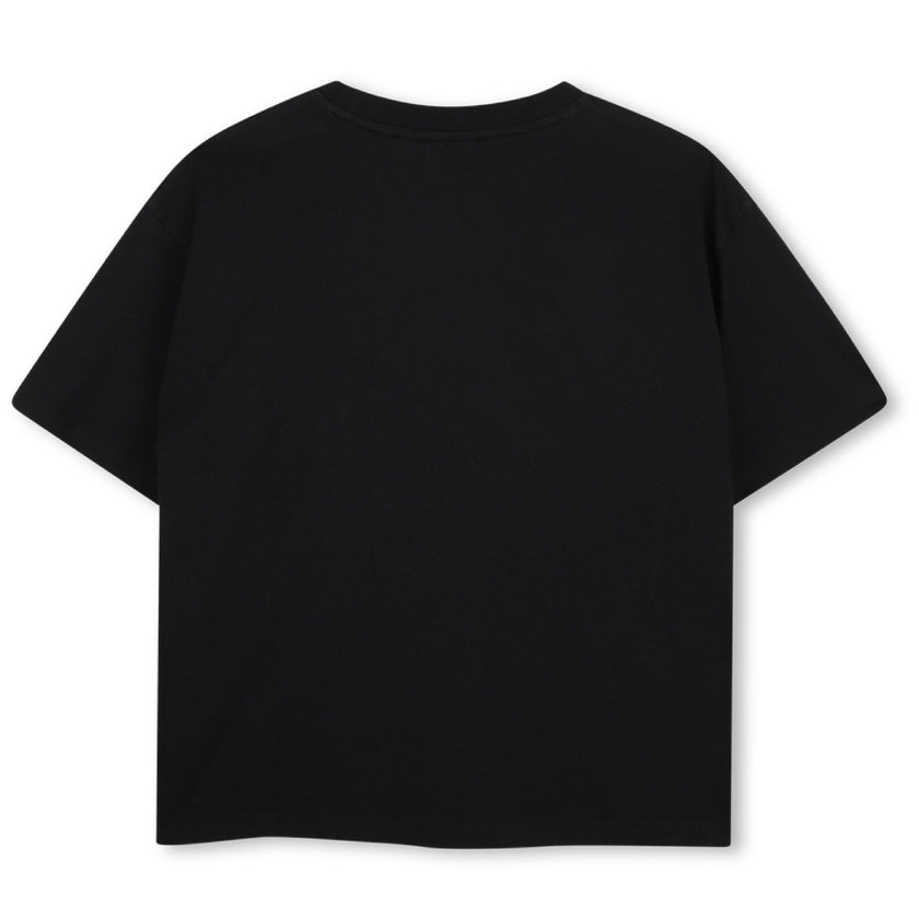 Black Logo Short Sleeve T‑Shirt