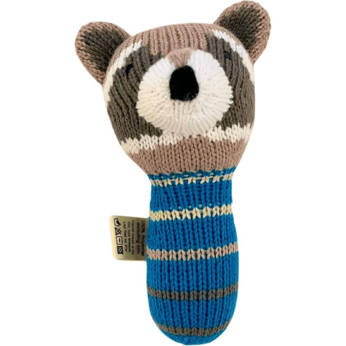 mini rattle | ramsay the raccoon