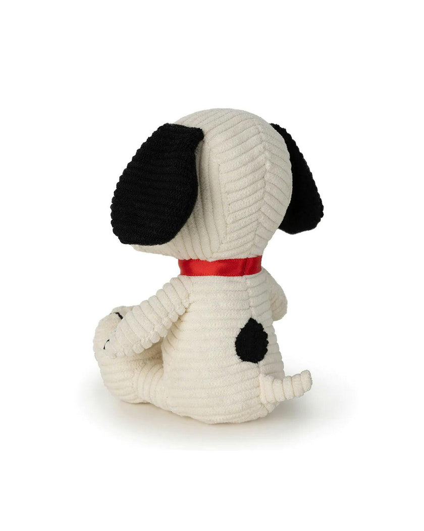 PEANUTS SNOOPY Sitting Corduroy Cream in Giftbox 11"