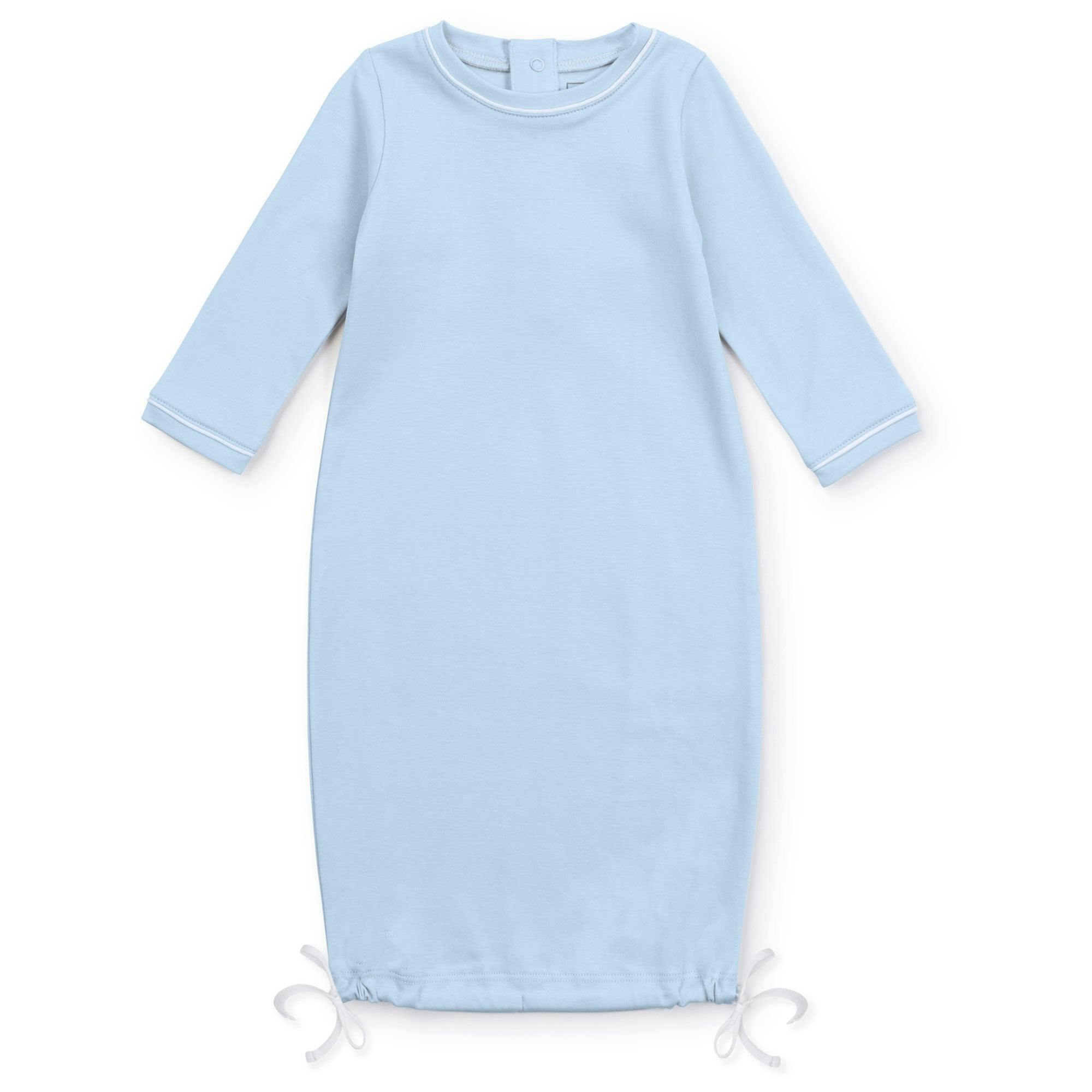 George Pima Cotton Daygown Light Blue
