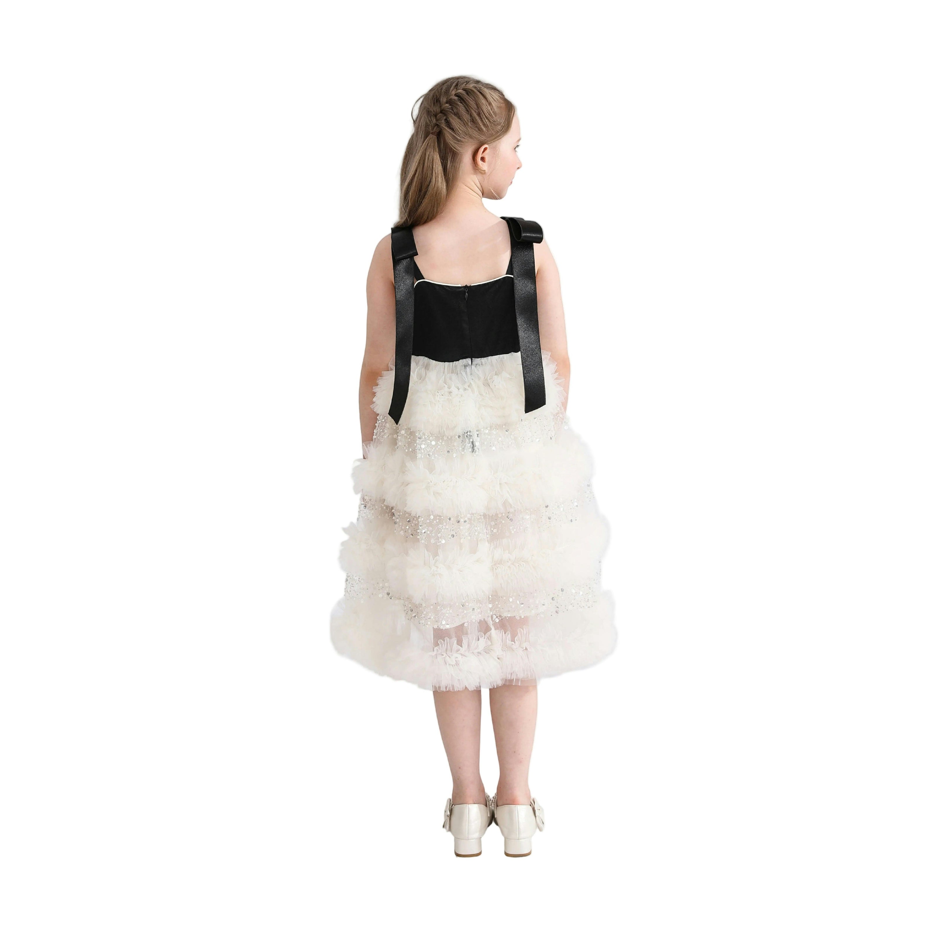 Black & Ivory Sophia Party Dress