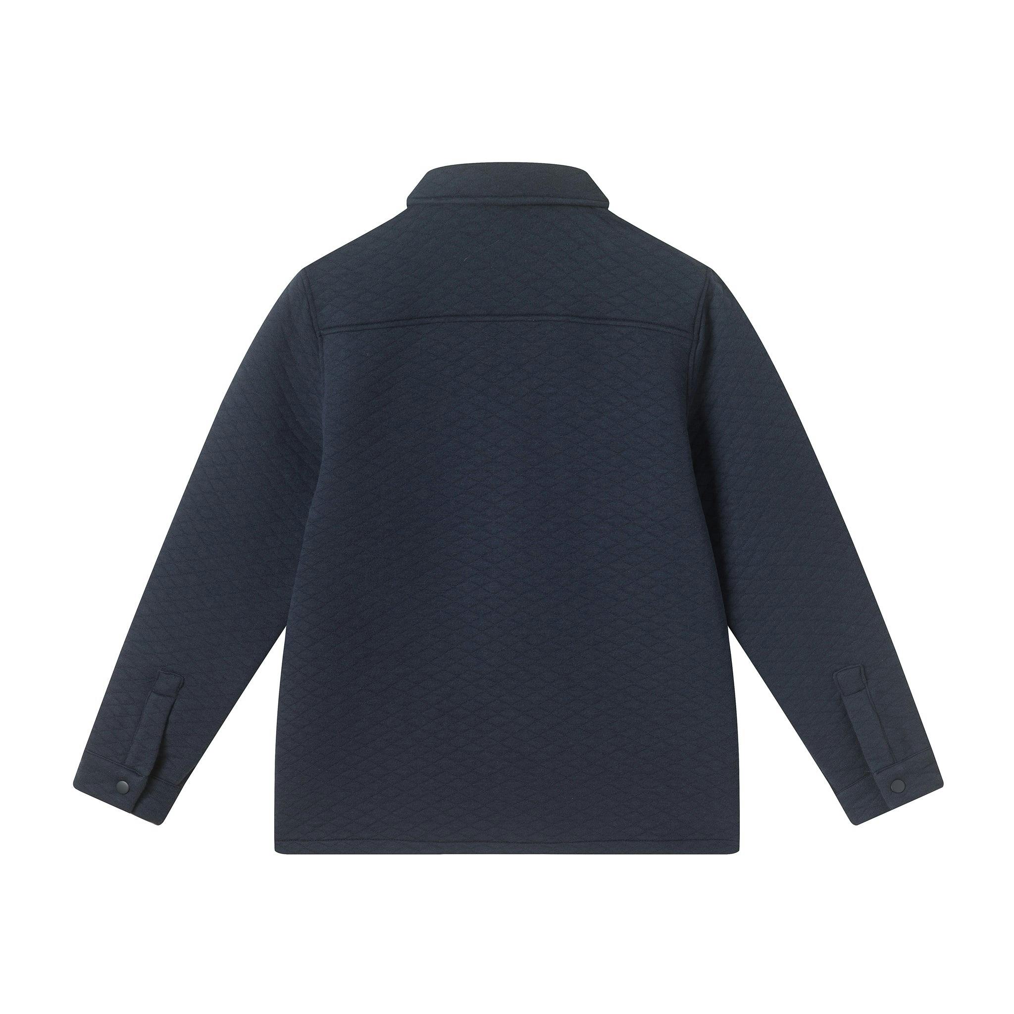 Boys (8-16) Quilted Shacket | Navy