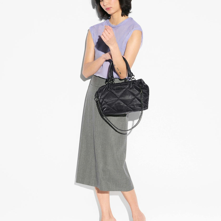 Black Small Madison E/W Tote