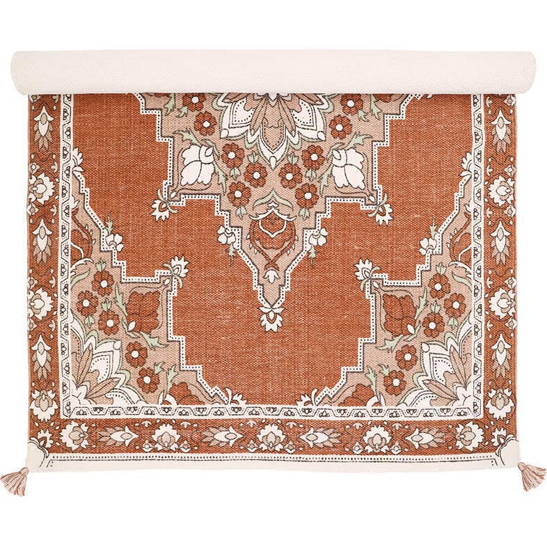 Lalitha Traditional Persian Pattern Tassel Rectangular Rug